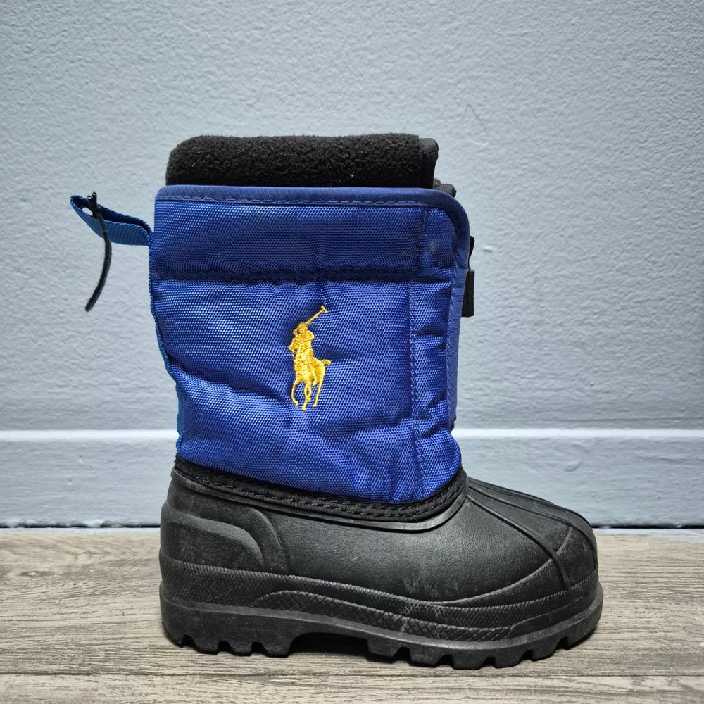 Baby Polo Ralph Lauren Rain & Snow Boots Blue Black Size 7
